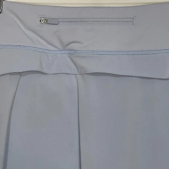 Lululemon Gray Silver Athletic Skort Skirt Short Tennis - Picture 9 of 10